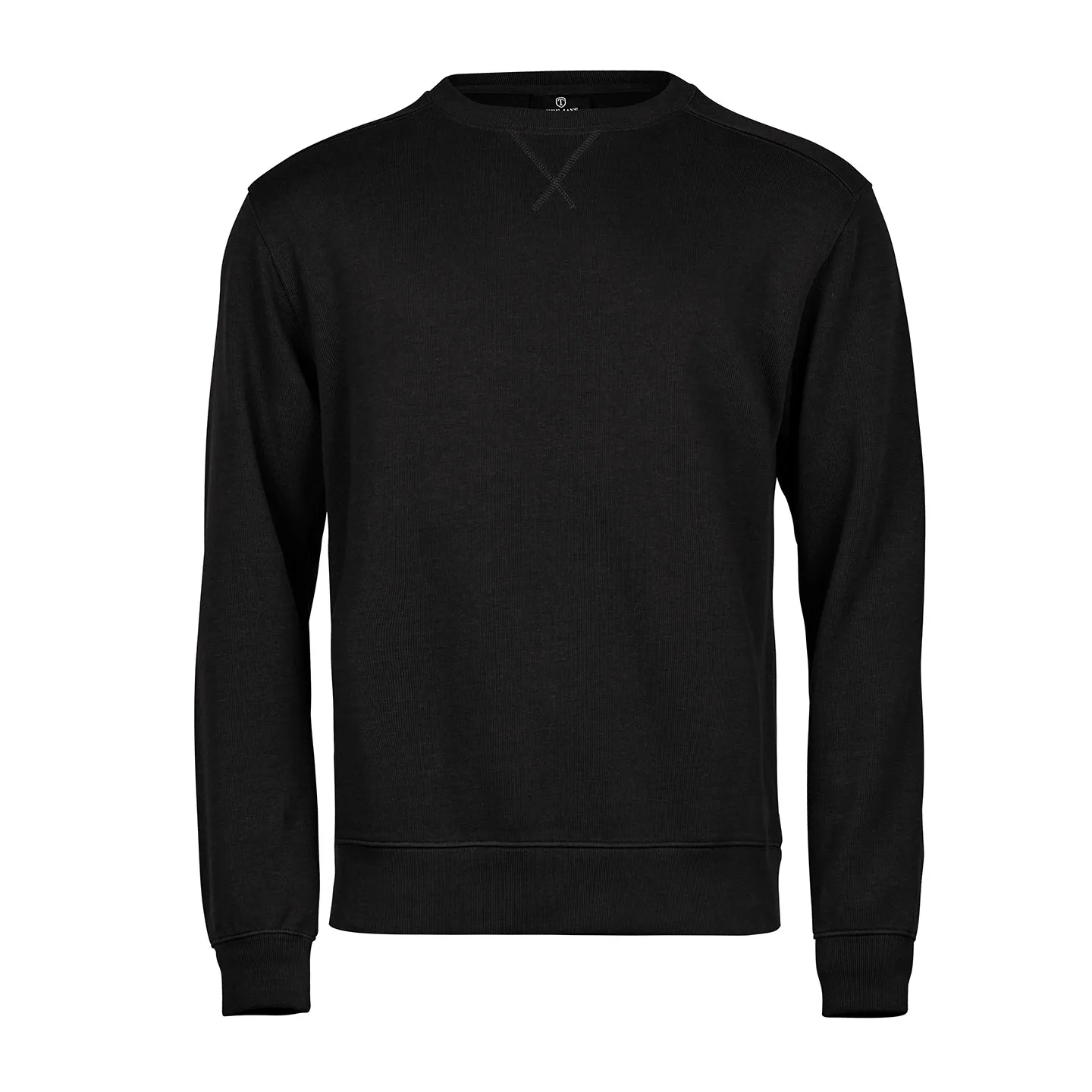 Ribbed interlock crew neck (5504)